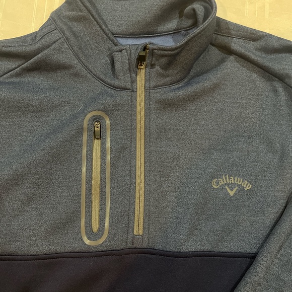 Callaway Navy Fleece Pullover - Picture 4 of 5